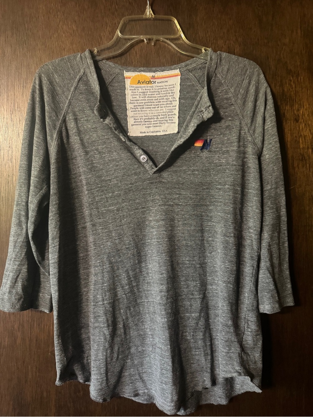 Aviator Nation 3/4 zip M